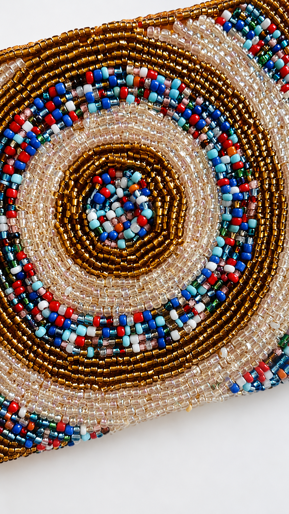 Nomad Spiral – Mini Hand-Beaded Pouch - immagine 2