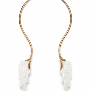 Seraphine Wings – Mother of Pearl & Brass Choker