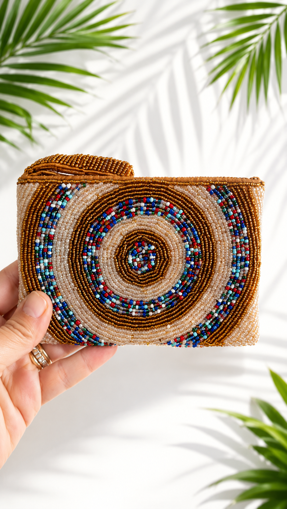 Nomad Spiral – Mini Hand-Beaded Pouch - immagine 3